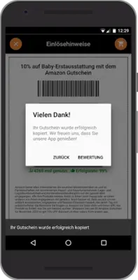 Shopping Gutscheine für Amazon android App screenshot 0