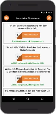 Shopping Gutscheine für Amazon android App screenshot 3